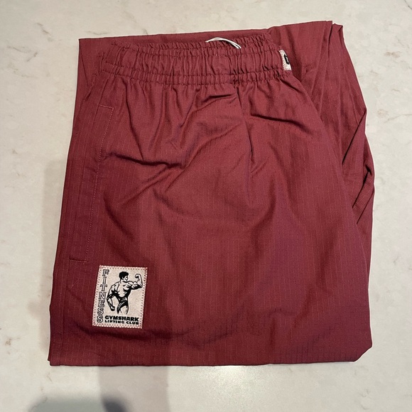 Gymshark Ripstop Pumper Pants Joggers L Red - Picture 2 of 11